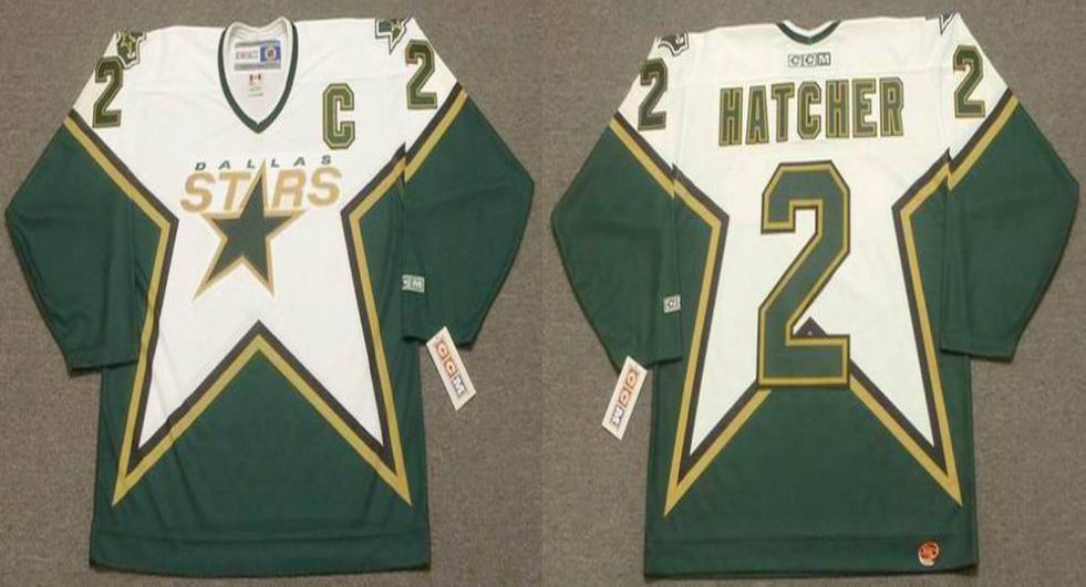 2019 Men Dallas Stars #2 Hatcher Green CCM NHL jerseys